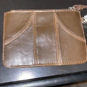 Brown Liz Claiborne wristlet